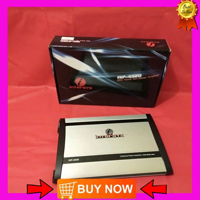 Power intersys seri ISP-4320.4chenel 1200what Audio Mobil murmer
