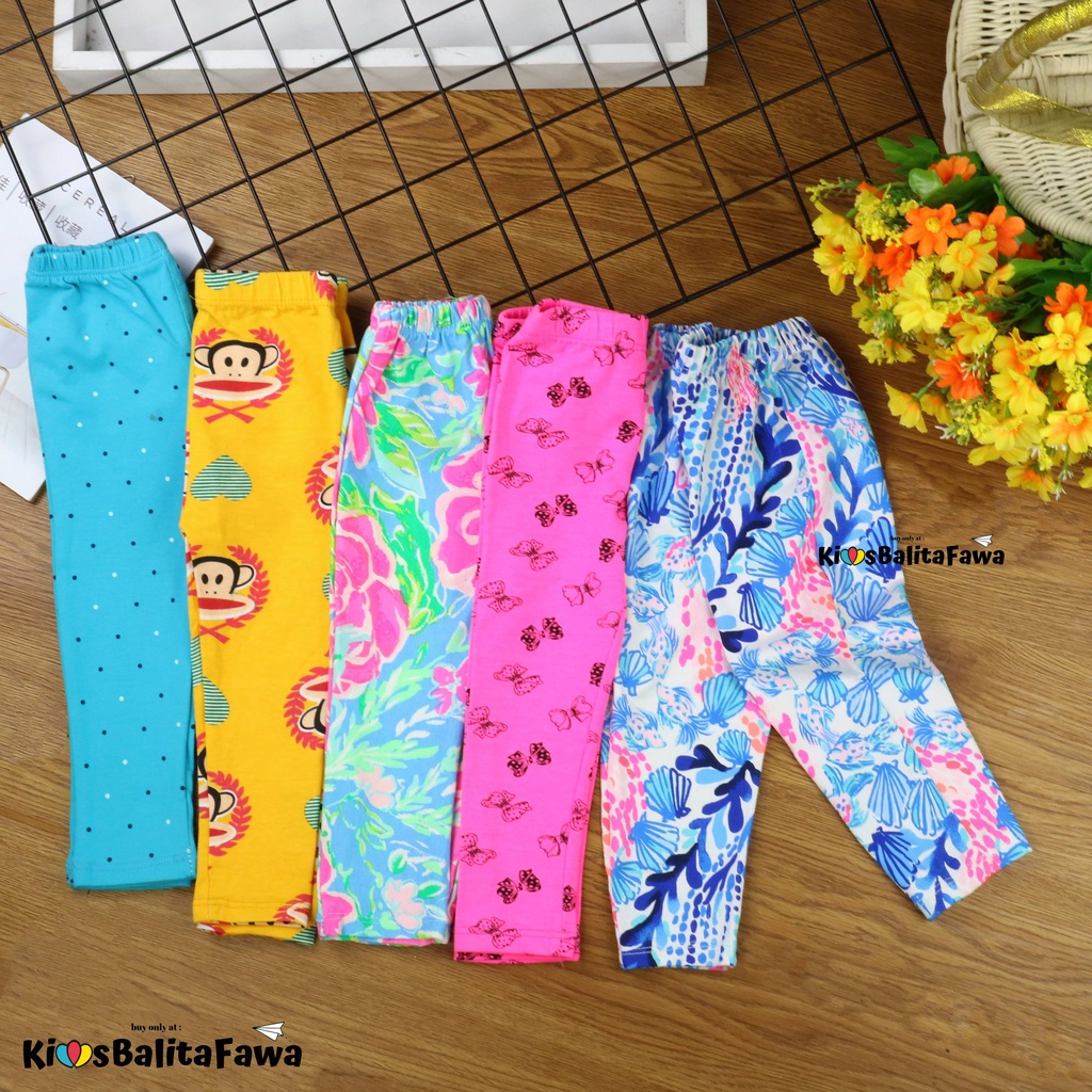 Legging Kiddie uk bayi-5 Tahun / IMPORT Leging Anak Perempuan Grosir Celana Panjang Lejing Laging Ketat Adem Murah