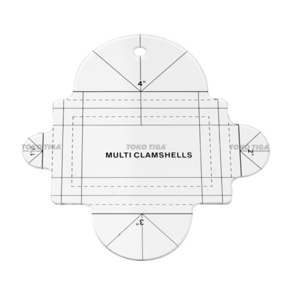 

Jual Penggaris Patchwork Quilting Clamshells / Scallop / Circle HG00623 Berkualitas