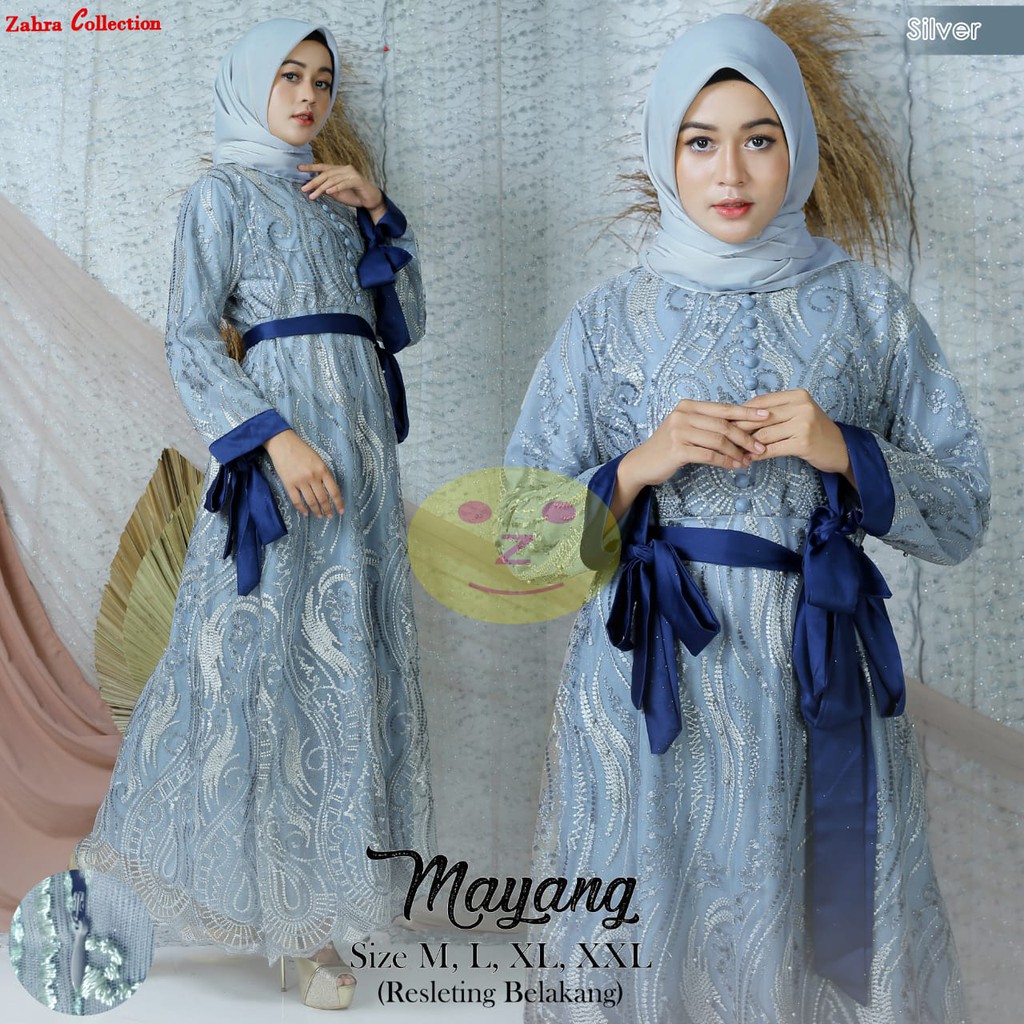 GAMIS TULLE BORDIR MAYANG