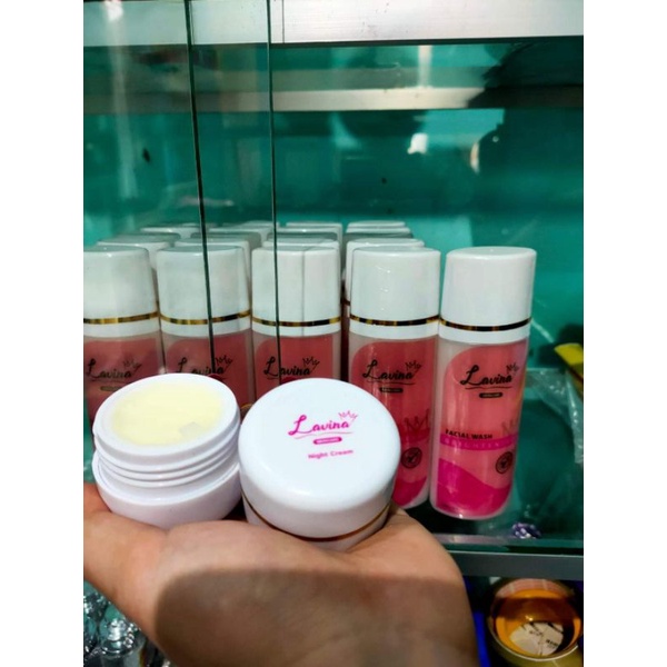 NIGHT CREAM PINK /BRIGHTENING LAVINA SKINCARE