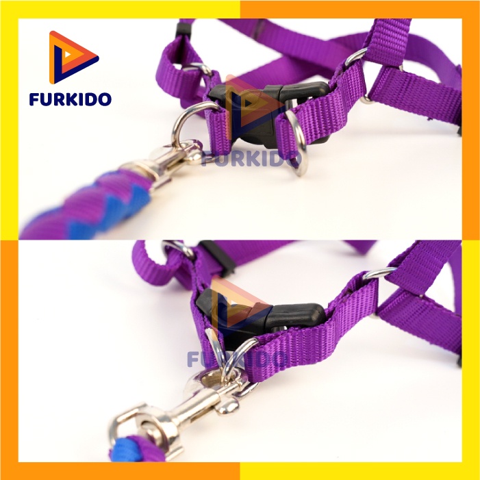 Richu Pet Harnest Leash / Tali Tuntun Anjing Kucing BO-1317-M