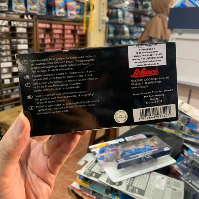 Schuco Bajaj Tempo Matador Dunlop - Skala 1/43 - 10 cm