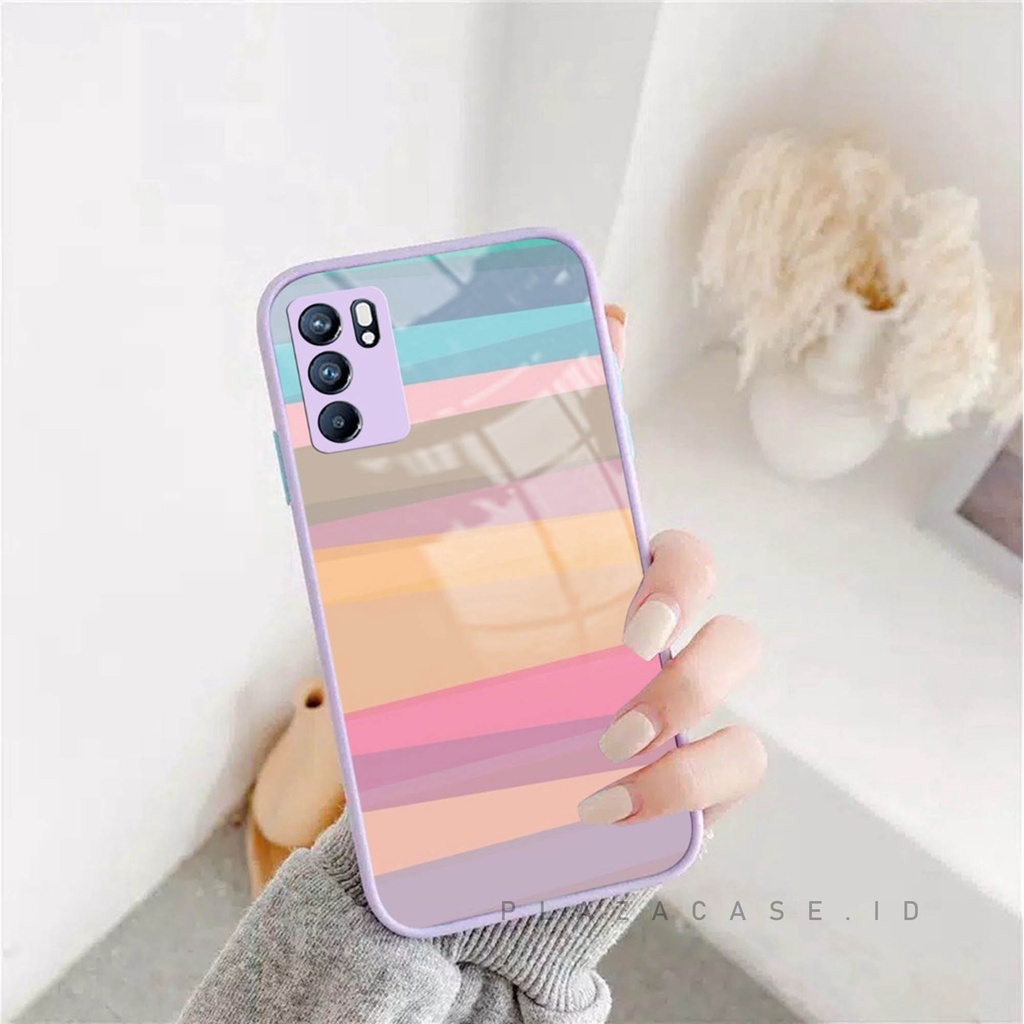 Softcase Glass Kaca - K117 -  For Oppo  A16 A54 A15 A5S RENO 5 RENO 5F RENO 6 - Case Lucu - Case Oppo A54 - Casing Hp Oppo A16 - Casing Hp Oppo A15 - Kesing Oppo A5S - Softcase RENO 5 - Casing RENO 5F - Sarung Hp RENO 6 4G - Case A54 - Plazacase