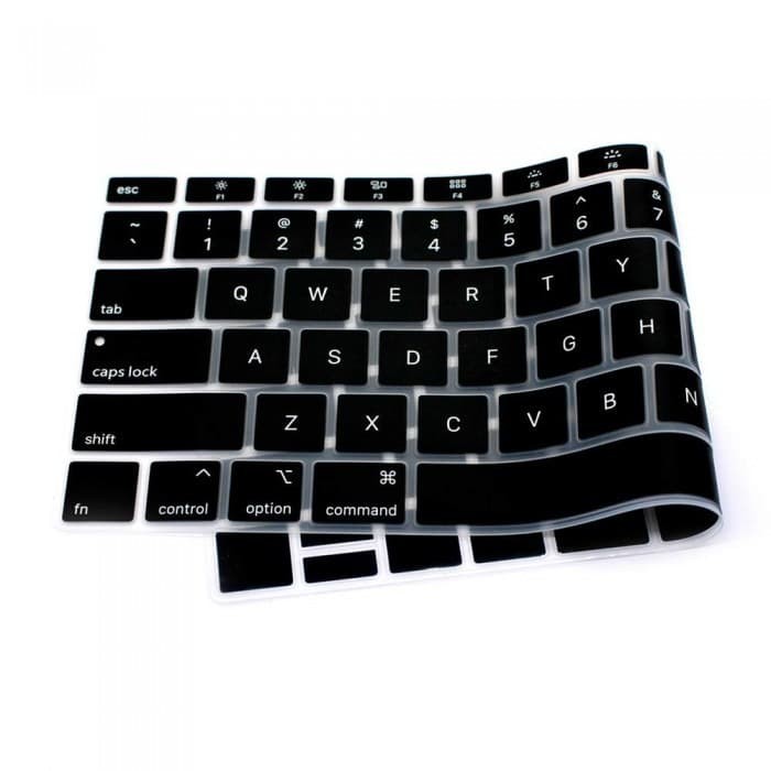 Silicone Keyboard FOR M4CBOOK 13 A1932 Retina Display Touch ID black