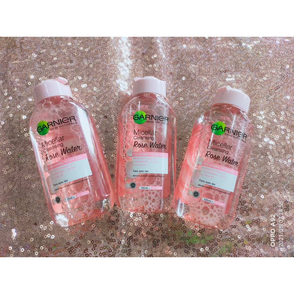 GARNIER MICELLAR CLEANSING ROSE WATER 125 ML @MJ