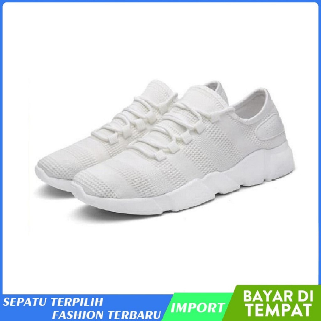 Toread Sepatu Sneakers Pria Sport Kasual Running Shoes CC01 Putih SPC01-A