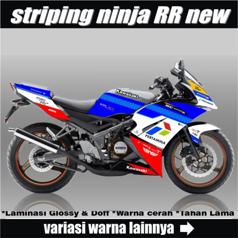 STRIPING/STICKER DECAL NINJA RR 150 SE 2014/2015 NINJA 150 RR