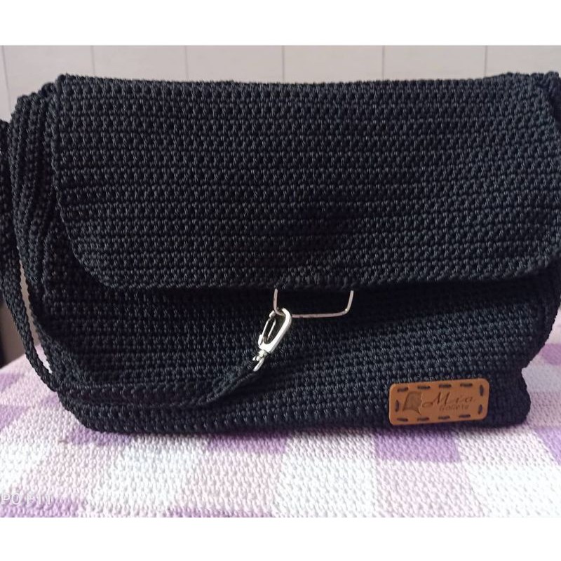 Tas Sling Rajut ala Zara