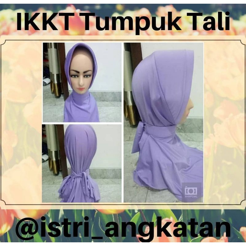 Jilbab IKKT Tumpuk Tali