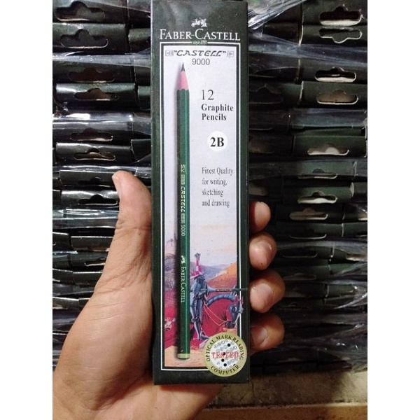 

pensil 2b kayu Faber Castell 12 pcs original
