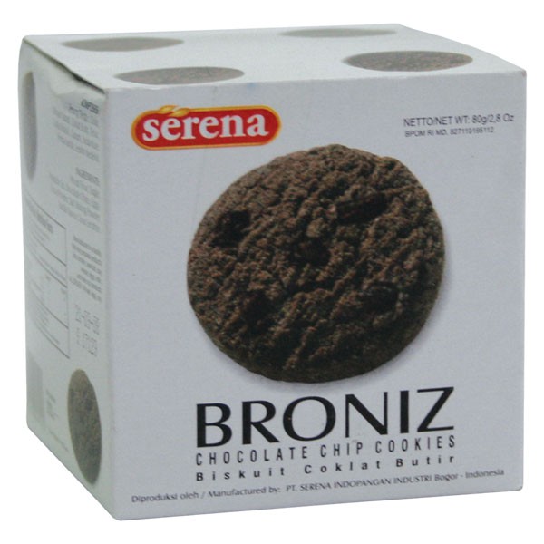 

Serena Browniz Cho Chip Box 80 Gr