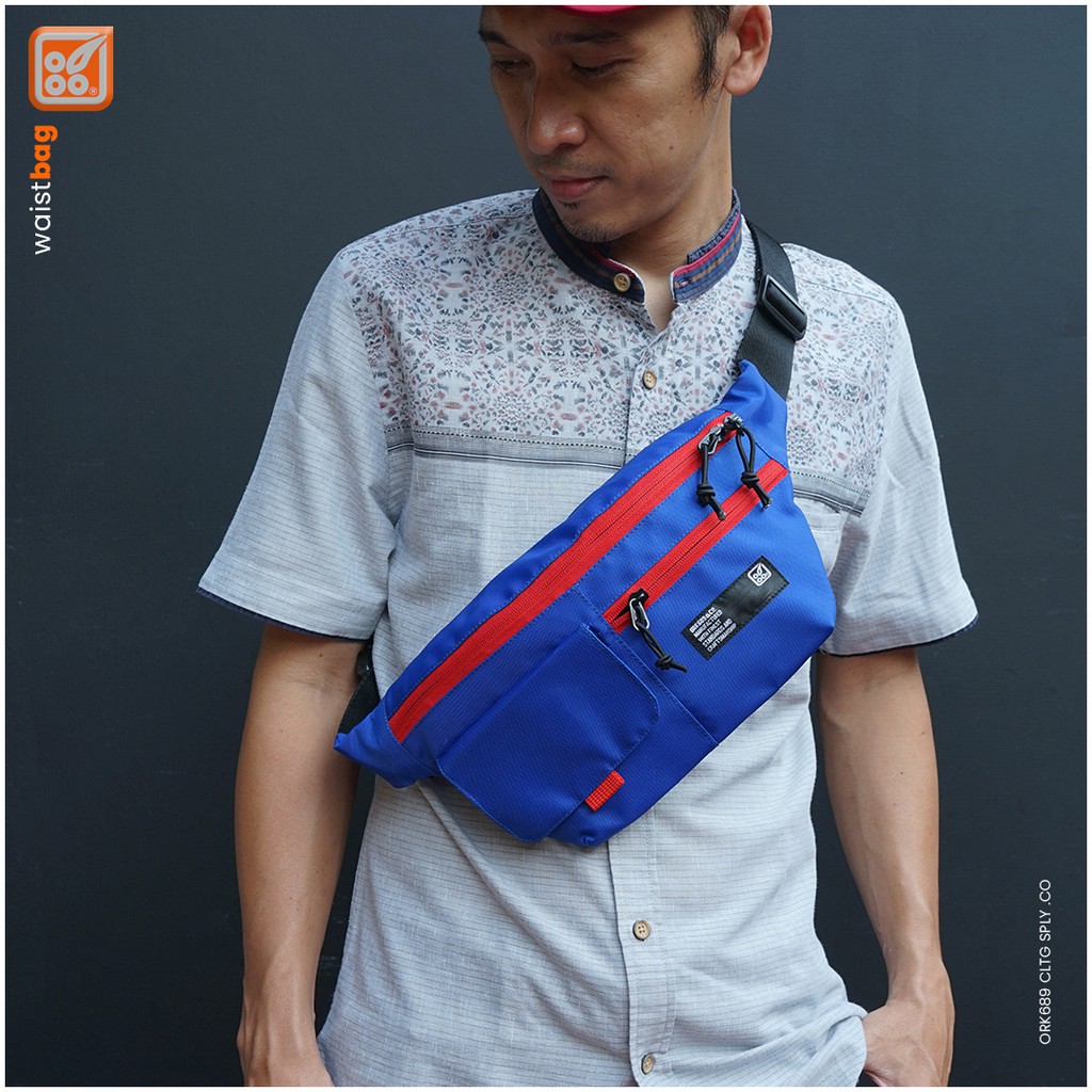 ORK689 Tas Waist Bag Pria Tas Selempang Pria Waterprof WP CRAF
