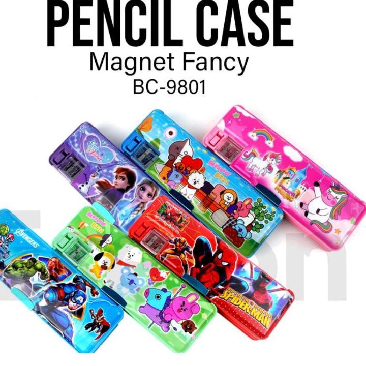 

Best Terlaris I9LTB Kotak Pensil Magnet+2sz rautan Fancy / Tempat Pensil 54 Model Baru