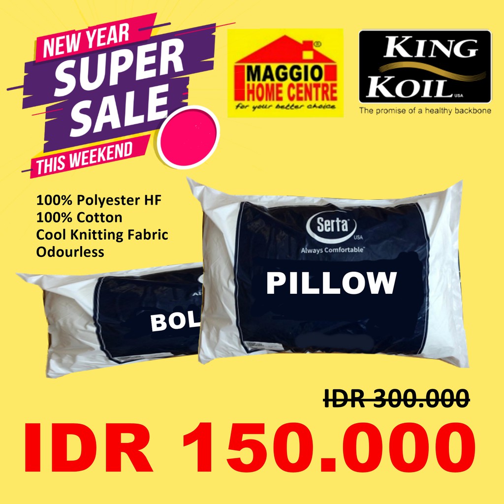 Bantal SERTA - Hollow Fiber - SERTA
