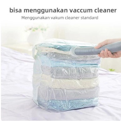 SEETO / Vacum Bag Pakaian Tas Vacum Organizer / Tas Vacum Penyimpanan / Plastik Vacum Kompresi 10207