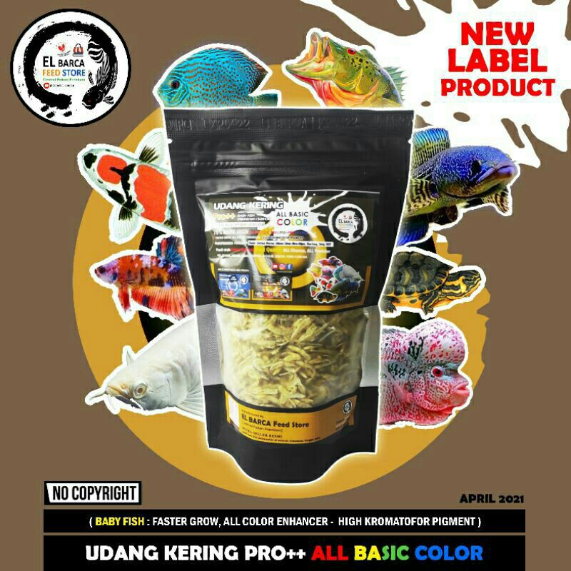 UDANG KERING PRO++ ALL BASIC COLOUR EL BARCA