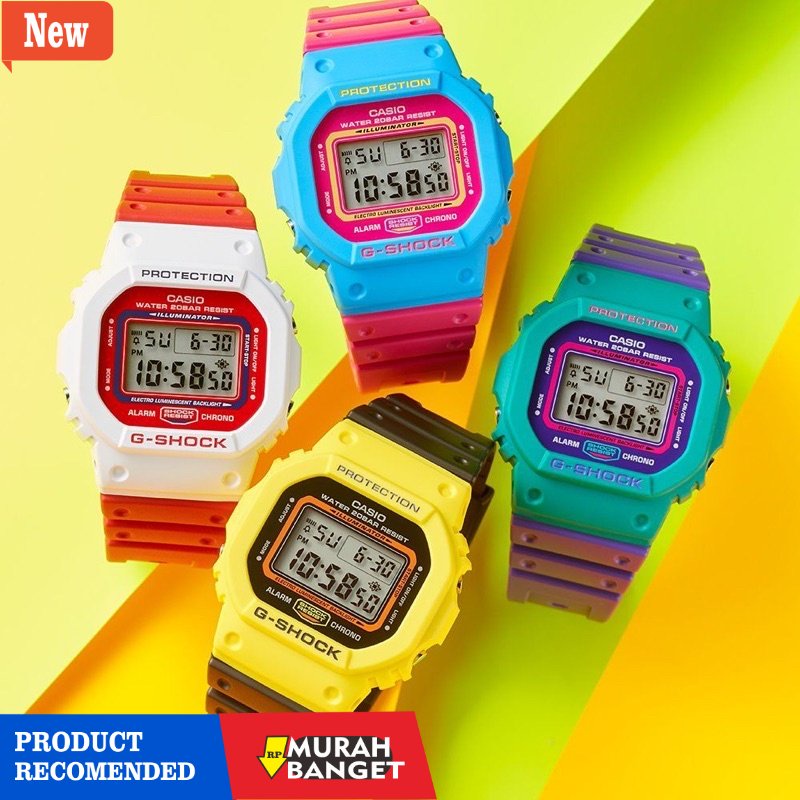 Jam digital wanita terbaik- [Jam Tangan Zara x Dua Garis Biru] Jam Tangan Sport G-Shock Dw 5600 Stra