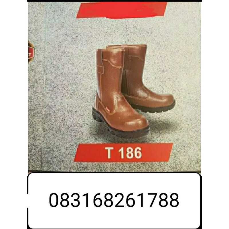 sepatu safety red Parker T186 sepatu red Parker sepatu kerja red Parker sepatu red Parker