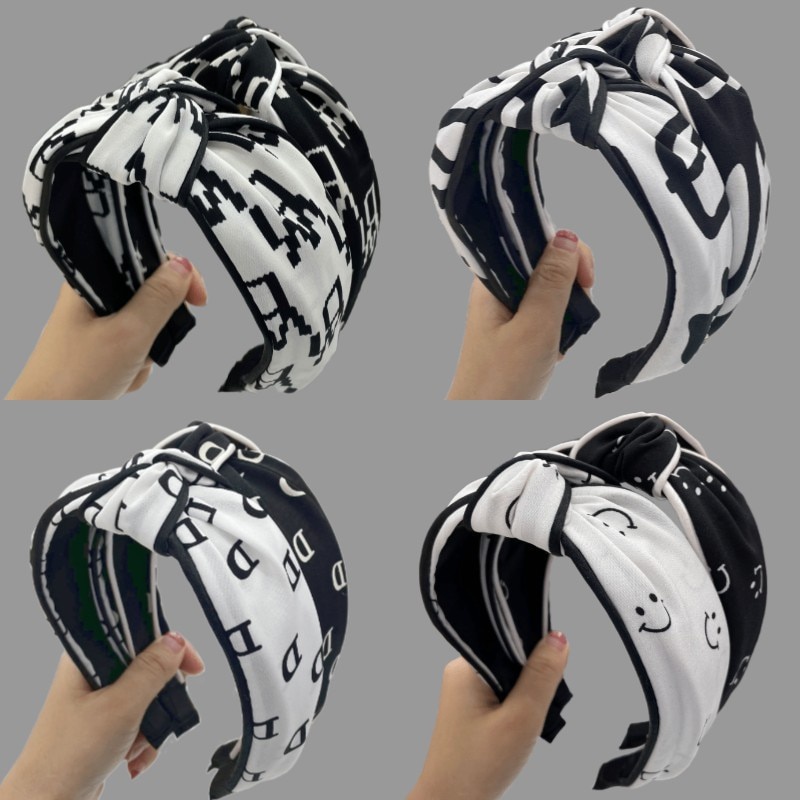 Bandana Bando Kain Korea Fashion Wanita Ikat rambut gadis temperamen retro Prancis / Bando Bandana Lebar Hartanto / Headband / Bandana Lembut / Hair Band Korean