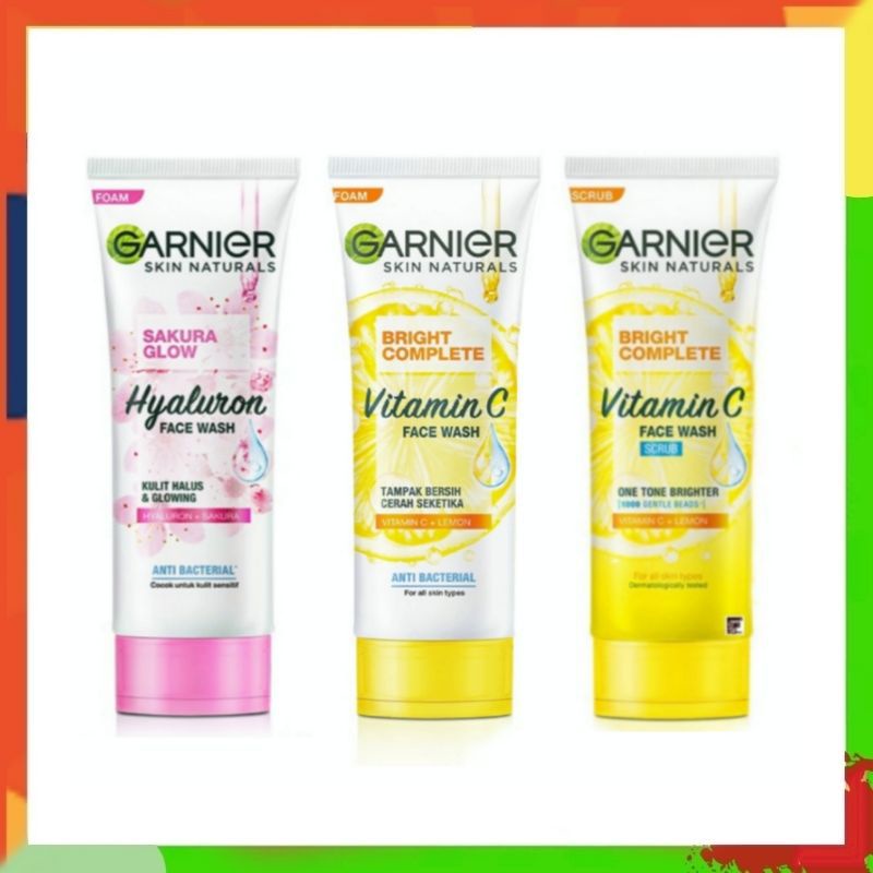 Jual Garnier facial wash 100ml | Shopee Indonesia