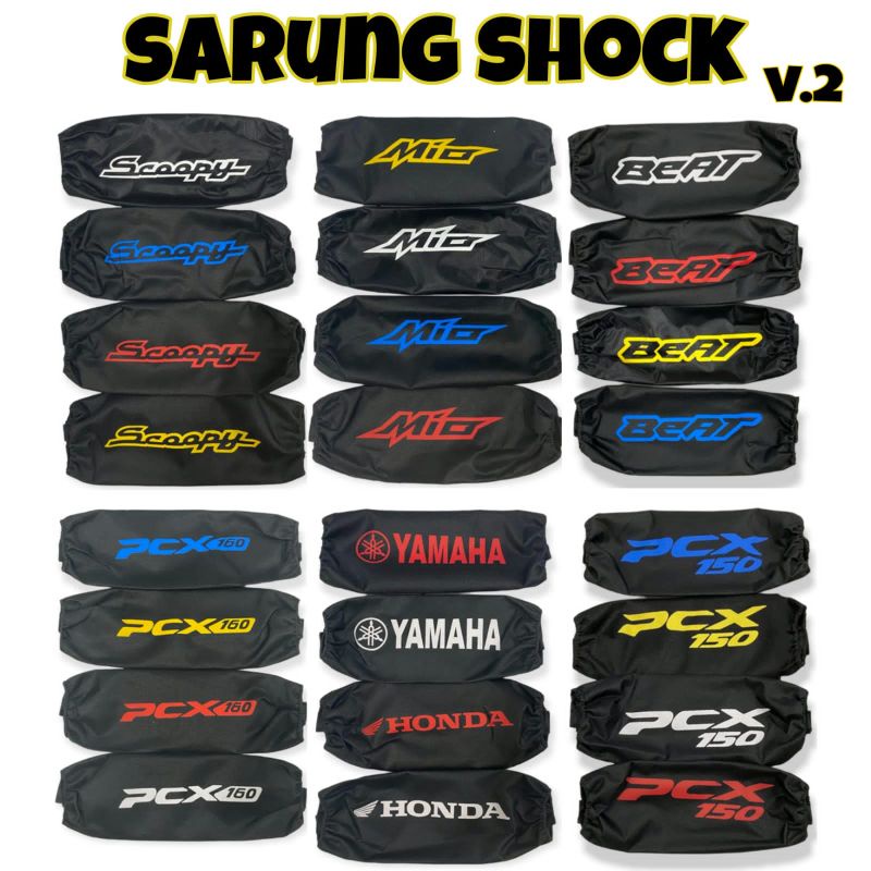 SARUNG SHOCK BREAKER BELAKANG COVER SHOCK BEAT VARIO NMAX AEROX