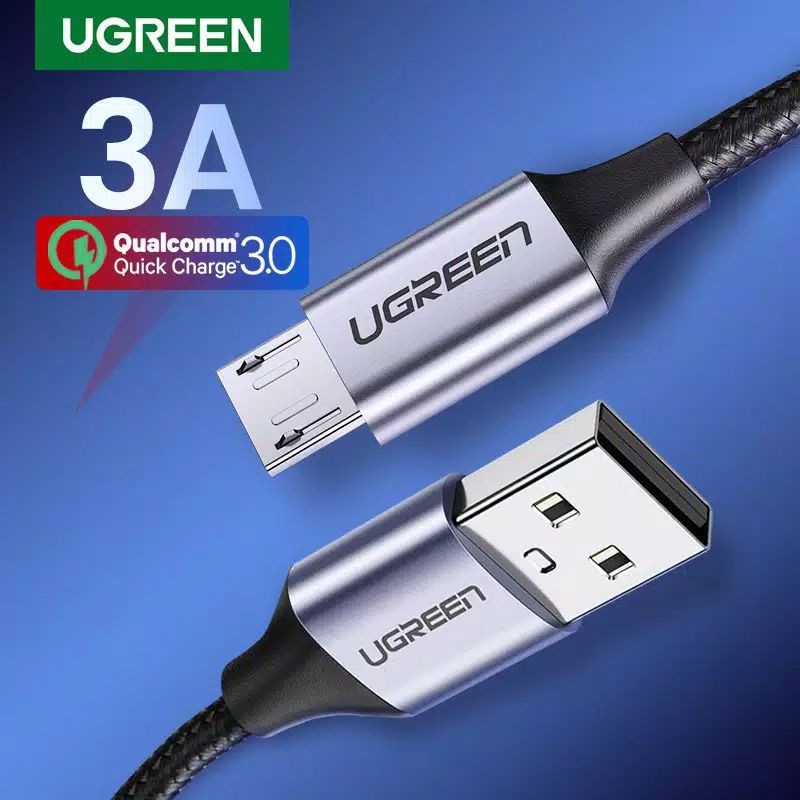 UGREEN Kabel Data/Charger USB to Micro USB Fast Charging 3A