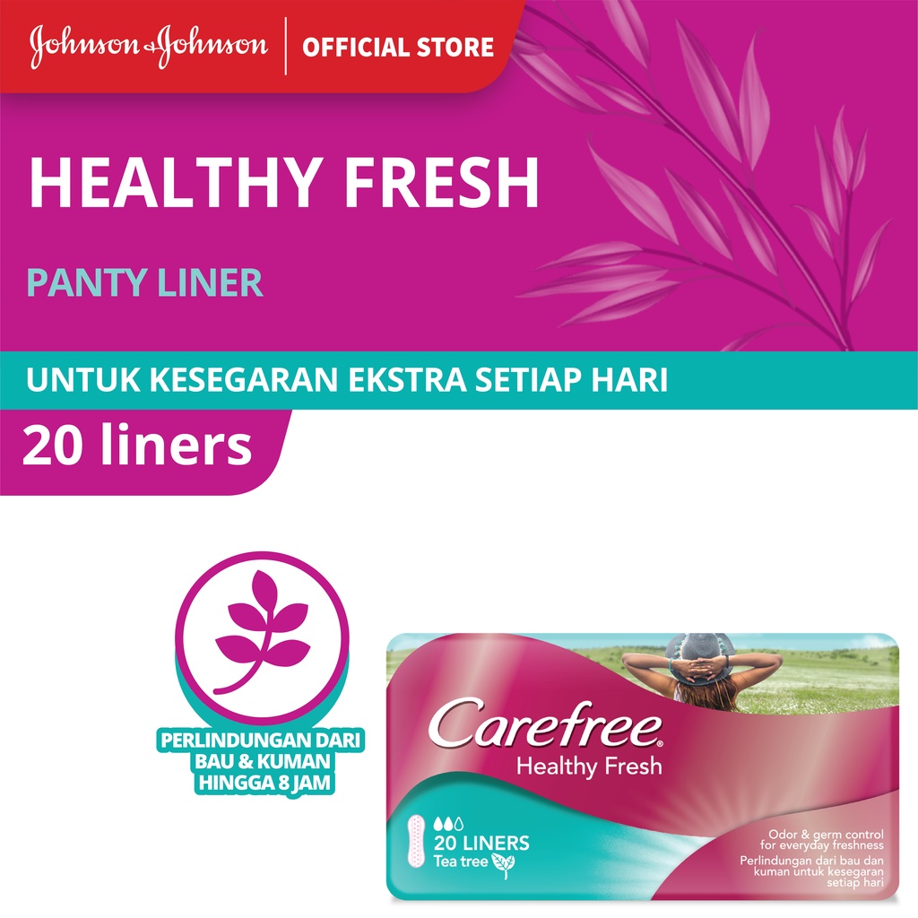 Carefree Healthy Fresh Pantyliner 20 Liners