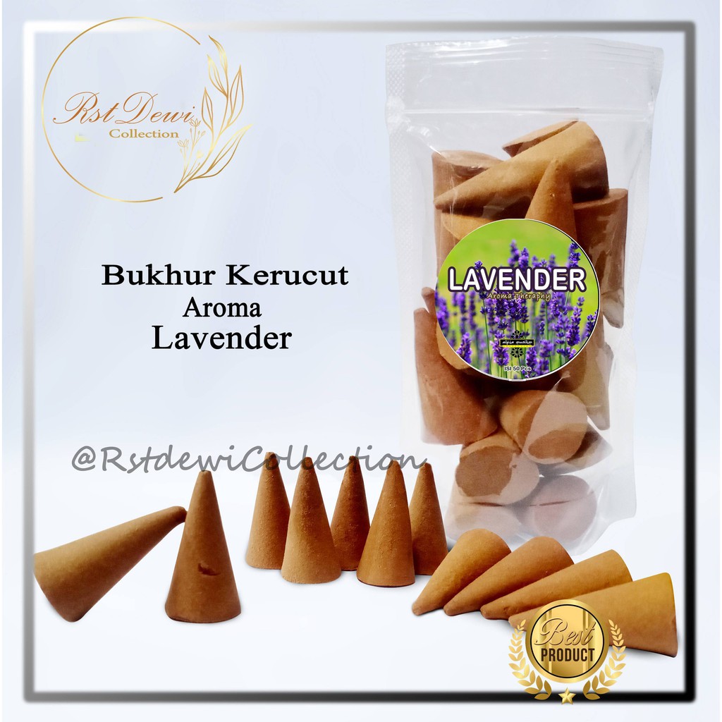 Buhur Lavender Bukhur Dupa Gahru Kerucut Pengharum Ruangan / Bukhur Dupa Gaharu / Bukhur Gaharu