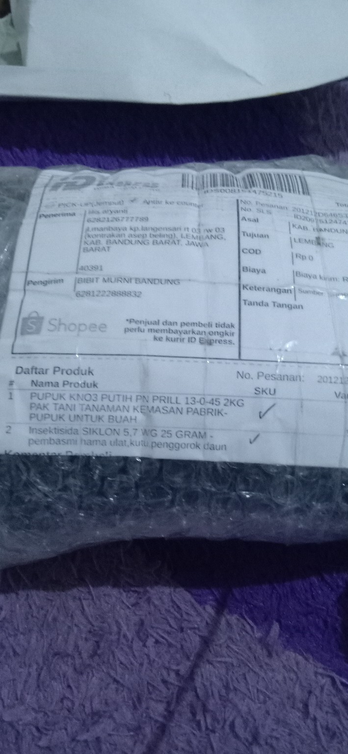 Fungisida Daconil 75 Wp 500 Gram