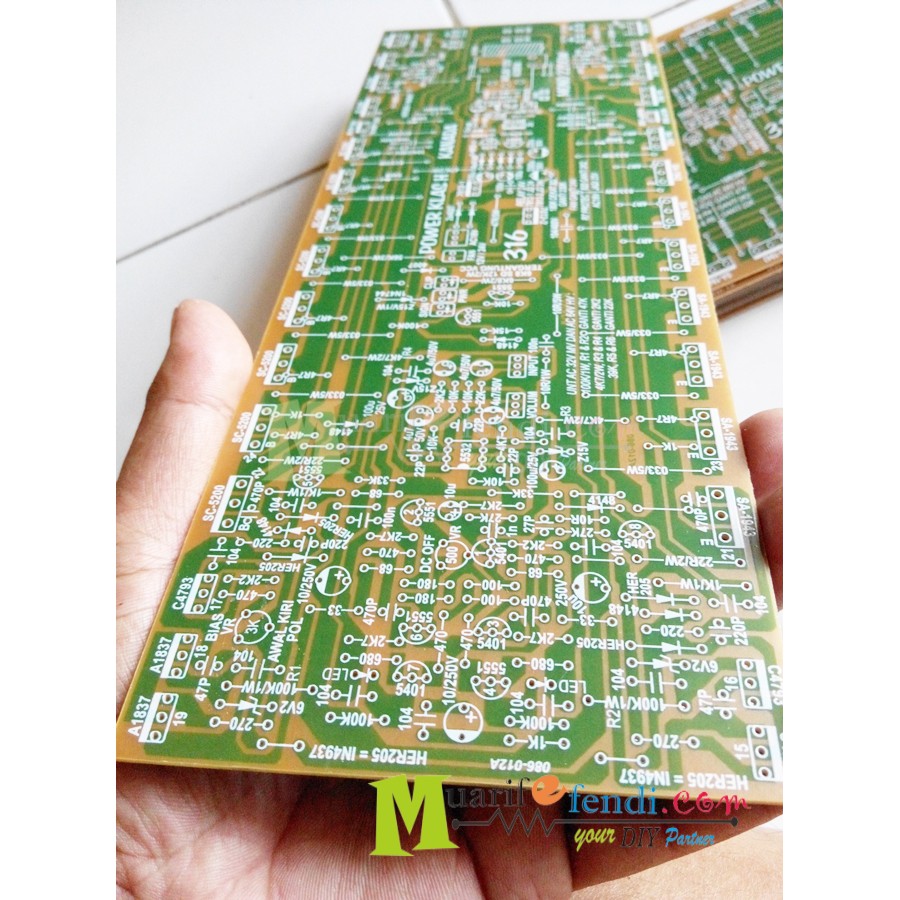 Jual PCB Power Amplifier Class H 2200watt KANADA Panjang 30cm BU3U