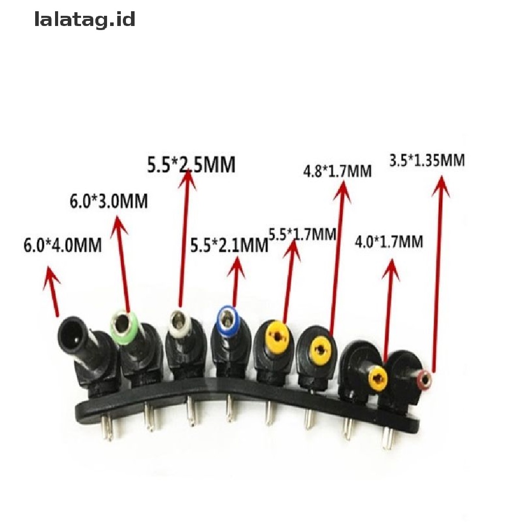 (Flyag) Adapter Konektor Power Supply DC 8 In 1 2 Pin Universal