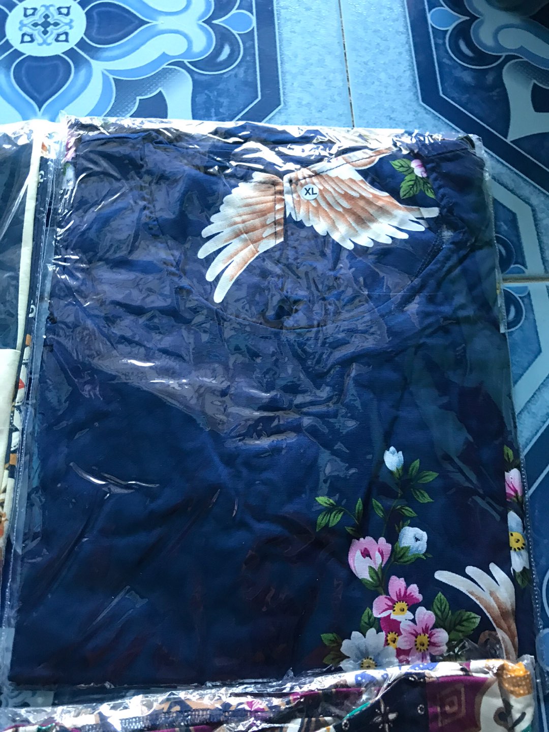 Set Batik Bangau Cotton Stretch Xl Dan Xxl