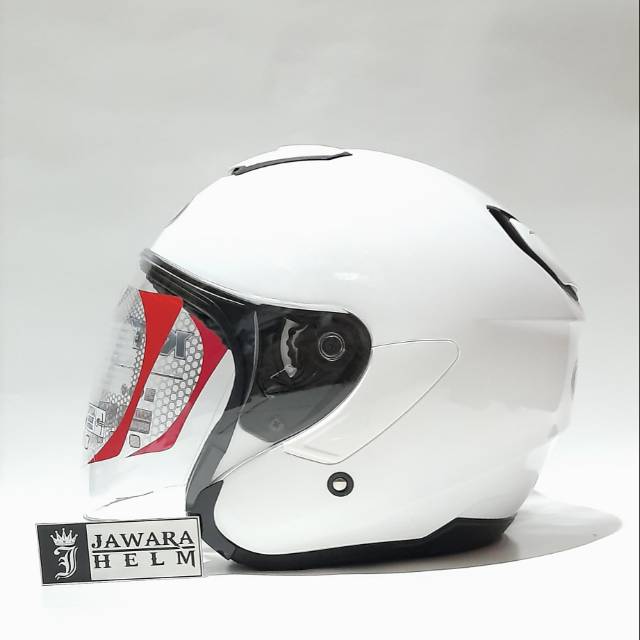 HELM KYT KYOTO SOLID PUTIH WHITE