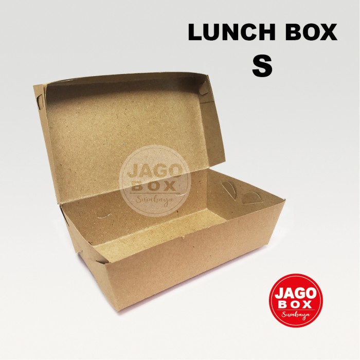 Lunch Box S - Kotak Makan Kraft Polos