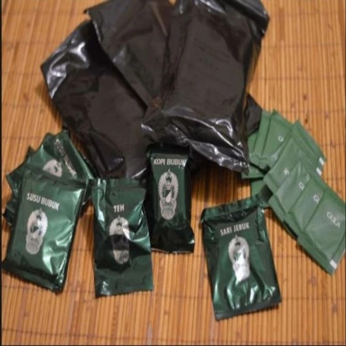 Minuman Suplemen Eceran Ransum Survival T2RP mirip MTP TNI POLRI