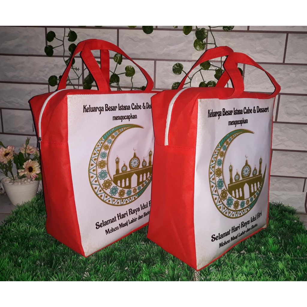 TAS RESLETING LEBARAN / TAS SOUVENIR PARCEL IDUL FITRI CUSTOM