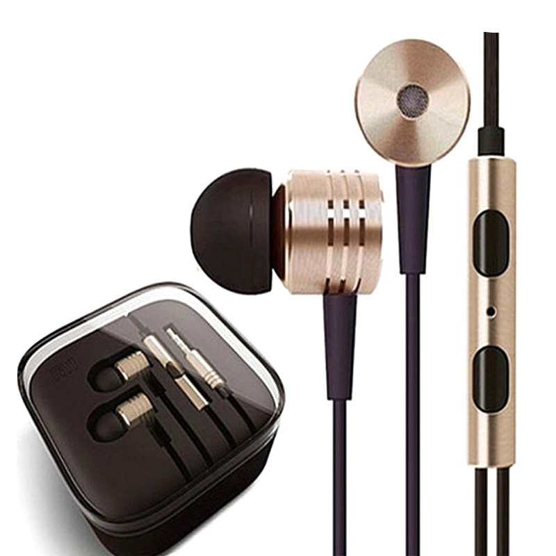 earphone MI Piston2 stereo bass music telfon headset mic