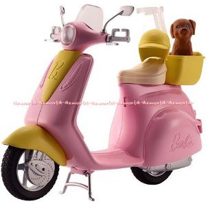 pink barbie scooter