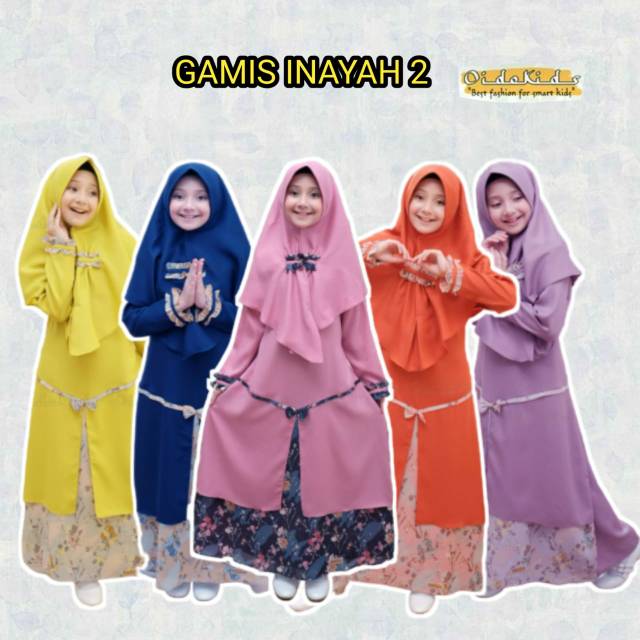 Gamis anak inayah junior