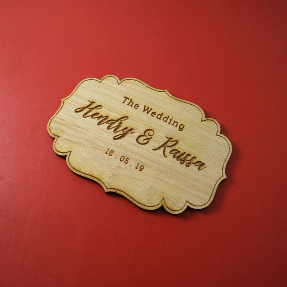 Chipboard Ribbon | Kayu | Custom Grafir