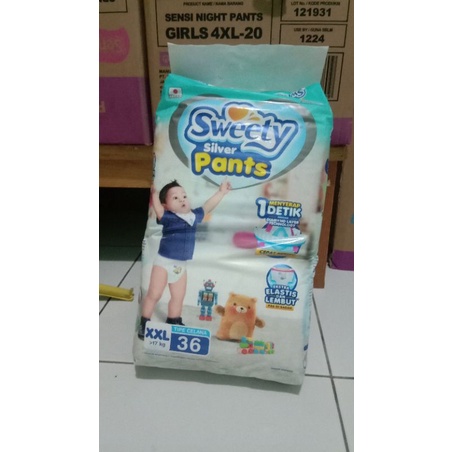 Sweety Silver Pants size  XXL  isi 36 pcs