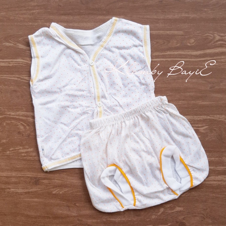 PAKET STELAN BAJU KUTUNG CLN POP 0-3 BLN USAGI BINTIK