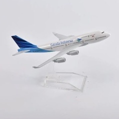 Miniatur Diecast Die cast Pesawat Terbang Garuda Indonesia Besi