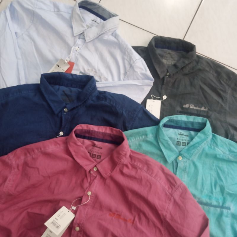 KEMEJA S.OLIVER DEMIN CASUAL PRIA ORIGINAL//KEMEJA DEMIN PRIA//KEMEJA PRIA BORDIR.