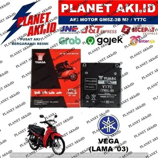  Aki  Motor  Yamaha Vega Lama  YT7C YUASA Accu Kering MF 