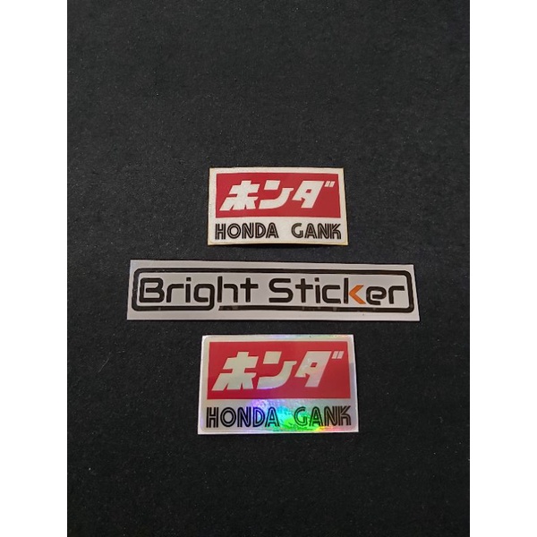 STICKER HONDA GANK PRINCUTT