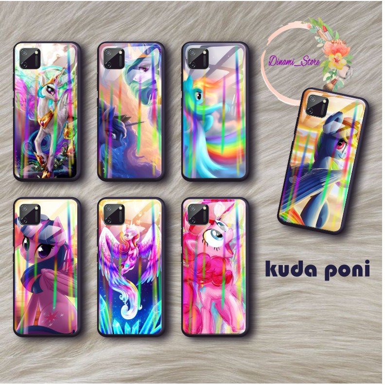 Back Case Glass Aurora KUDA PONI Realme C1 C2 C3 U1 2 2 Pro 3 Pro 5 5i 5s Pro 6 Pro X Xt C11 DST481