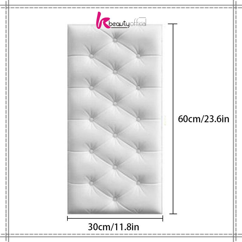 KB-C119 Wallpaper 3D Foam Headboard Bed Wall Stiker Wallfoam Dinding 3D Walpaper Foam Dekorasi Rumah-7