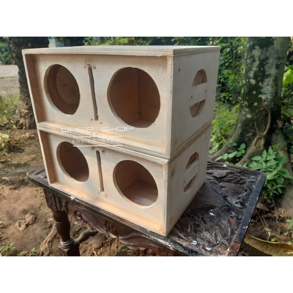 Box Speaker 4 inch Subwoofer Double